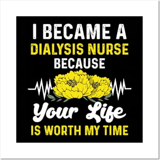 Loves Being a Dialysis Nurse Posters and Art